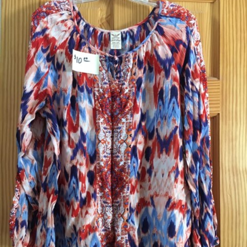 Women's Aztec design blouse